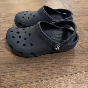 CROCS, Navy blue, kids size 2